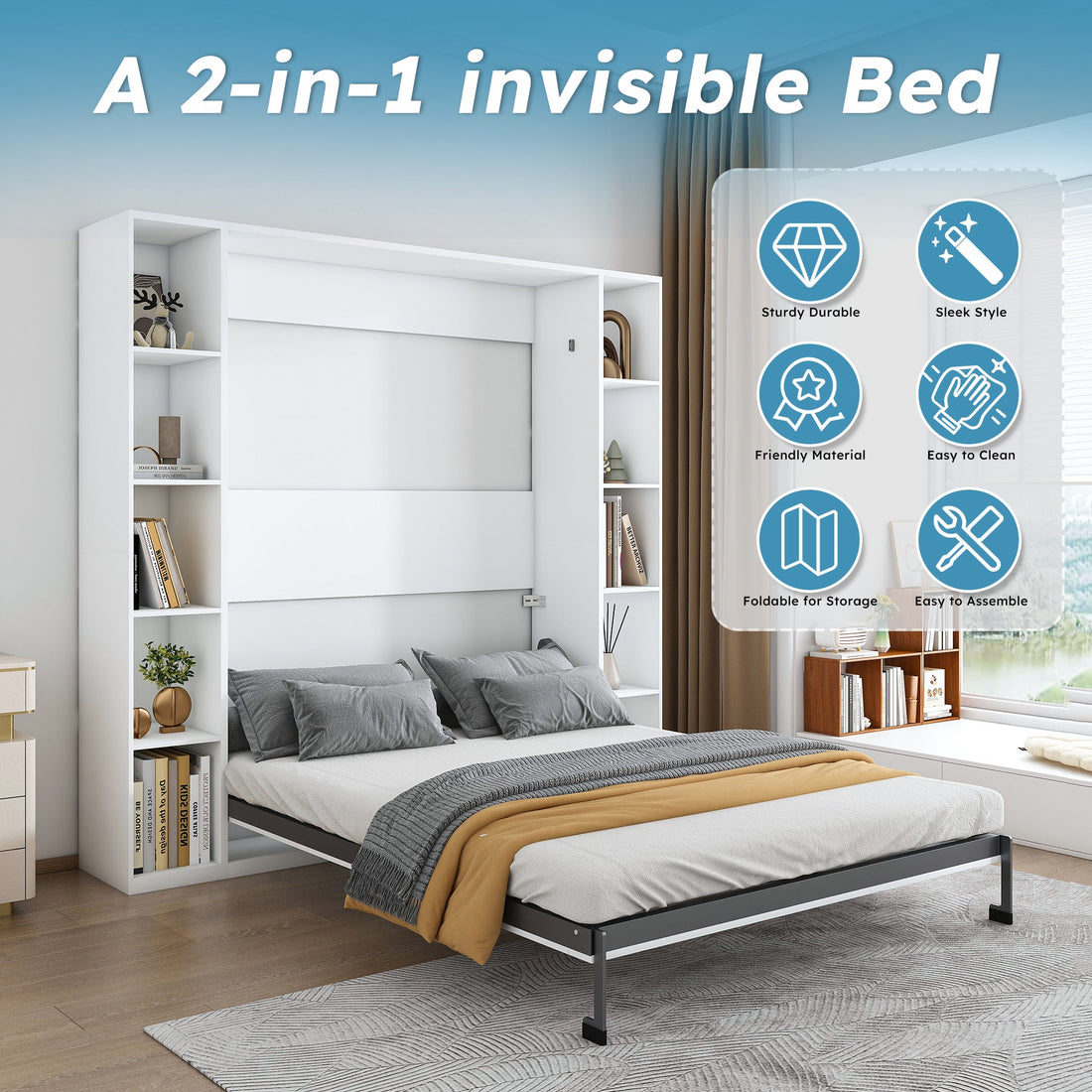 Transform Your Space: The Queen Murphy Bed Revolution