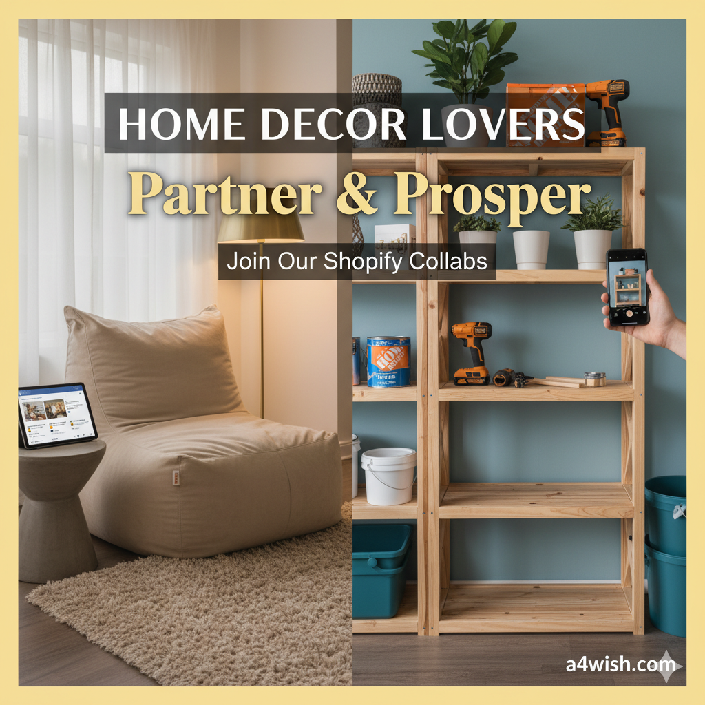 Your Next Home Project Starts Here: Join Our Exclusive Shopify Collabs Program!
