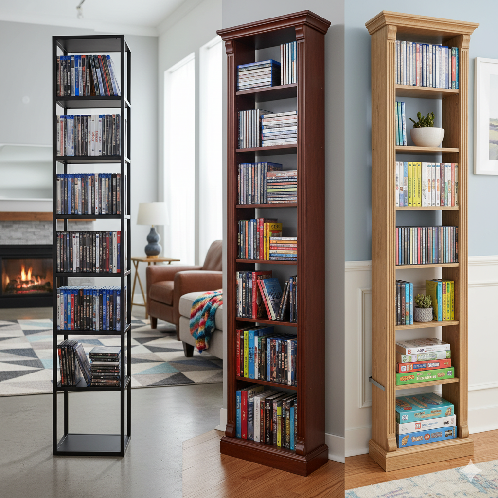 Conquer Your Clutter: The Ultimate 8-Tier Media Tower Rack for USA Consumers