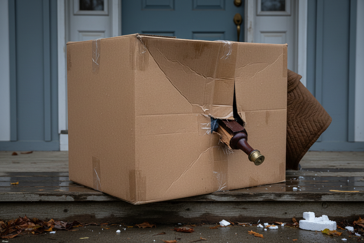 Your Furniture Got Damaged in Shipping? Here's Exactly What to Do