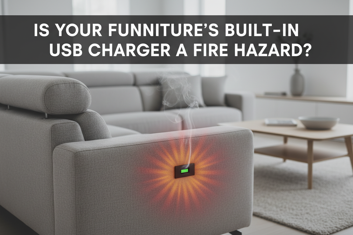 Is Your Furniture's Built-In USB Charger a Fire Hazard? What Every Homeowner Needs to Know