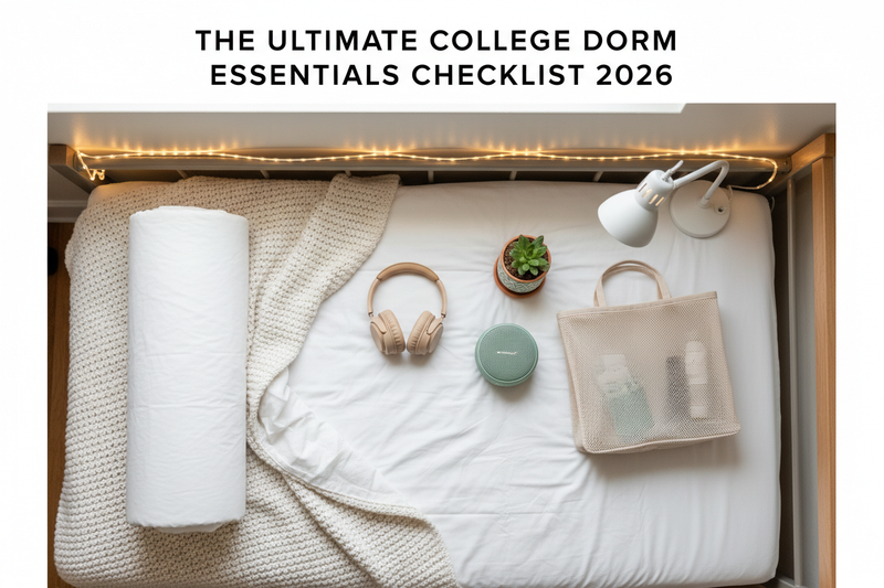 The Ultimate College Dorm Essentials Checklist 2026: Everything You Actually Need