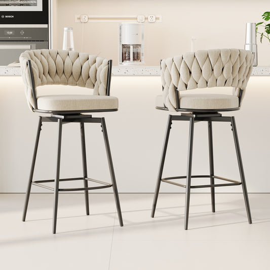 360°Swivel Bar Chairs set of 2,W1727P234203