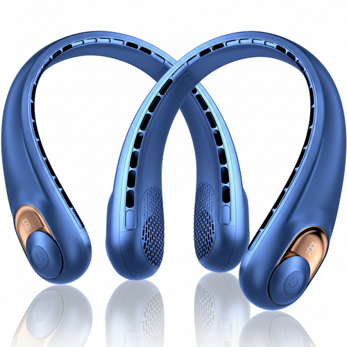 2-Pack Blue Neck Fan