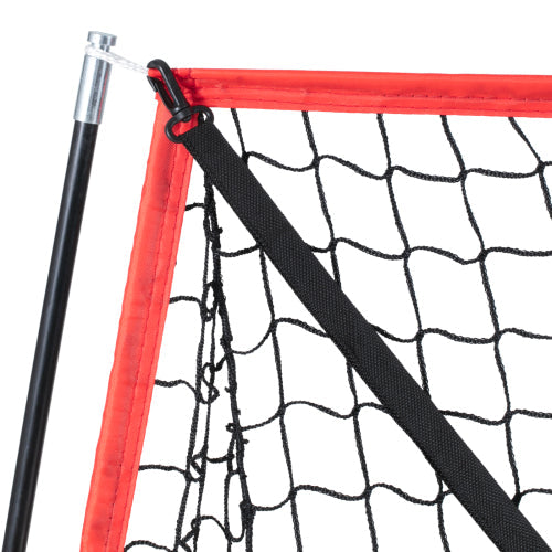 Baseball Net - Corner Detail with Bow Frame Connection