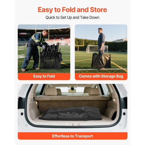 Folding Bench - Easy to Fold Store and Transport at Sports Field