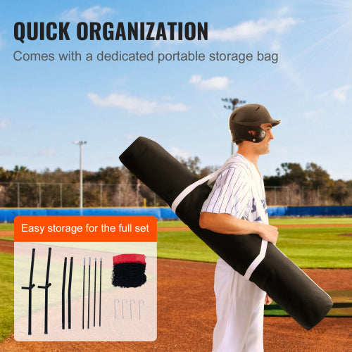 Baseball Practice Net - Quick Organization Portable Storage Bag Player on Field