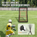 4x7 FT Rebounder Net - Player Shooting with Adjustable Target for Improving Shooting Accuracy