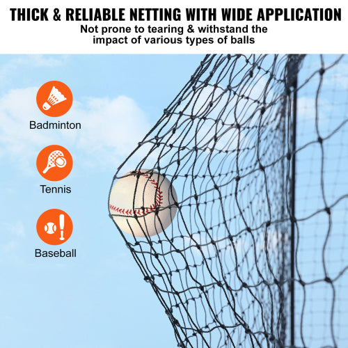 Baseball Batting Cage Net - Thick Reliable Netting for Baseball Tennis Badminton