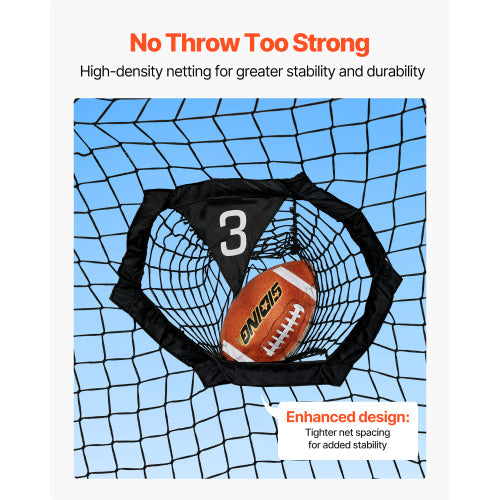 Football Net - No Throw Too Strong High Density Mesh Detail
