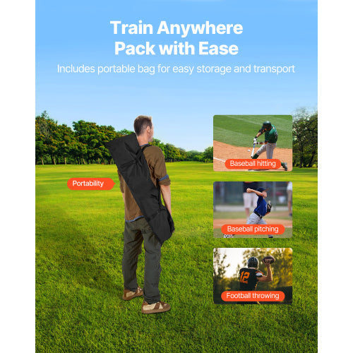 Football Training Net - Portable Carry Bag Train Anywhere