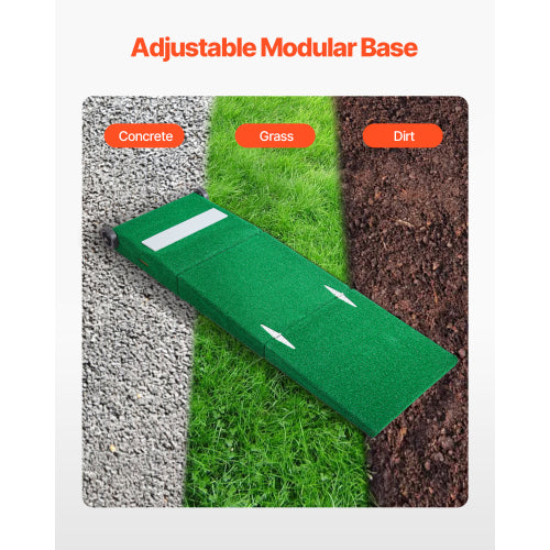 Pitching Mound Dimensions 90x33x7.7 inches Folded 33x31 inches with Wheels