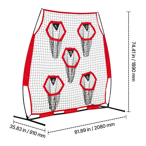 Football Net - Train Anywhere Pack with Ease Portable Carry Bag