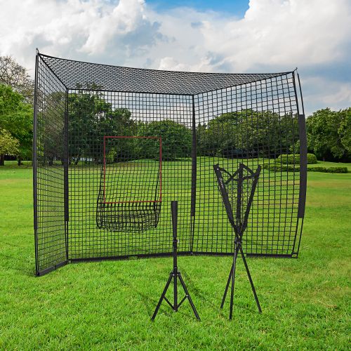 Soozier Baseball Net - Complete Set Net Tee Caddy Carry Bag Dimensions