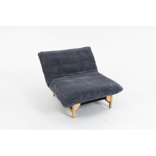 Bean Bag Chair for Adults - Corduroy Lazy Sofa with Backrest