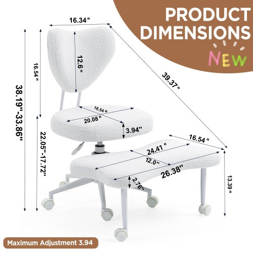 Ergonomic Meditation Floor Chair with Lumbar Support - Adjustable Gaming & Yoga Seat