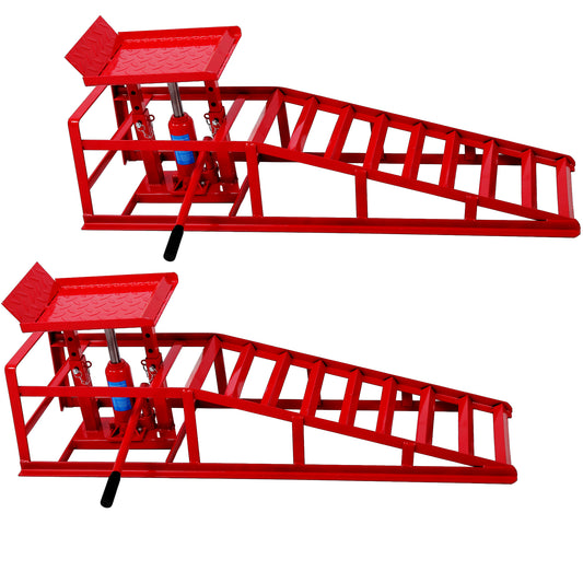 Auto Car Truck Service Ramps Lifts, Garage Car Lift Hydraulic Ramps Black 5 Ton
