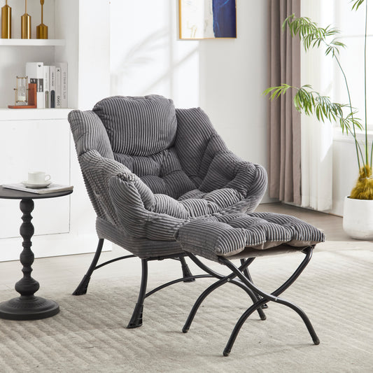 Lazy Chair with Ottoman,