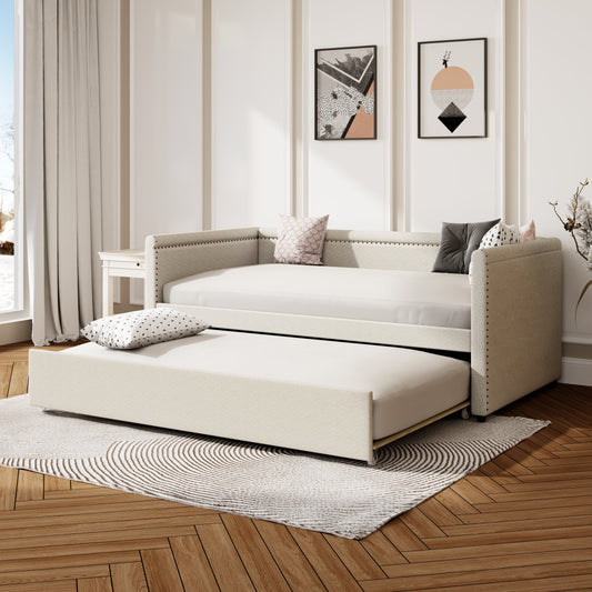 Modern Style Twin Size Upholstered Daybed
