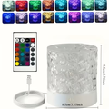 LED Color Changing Water Light - USB Mood Lamp with Remote Control